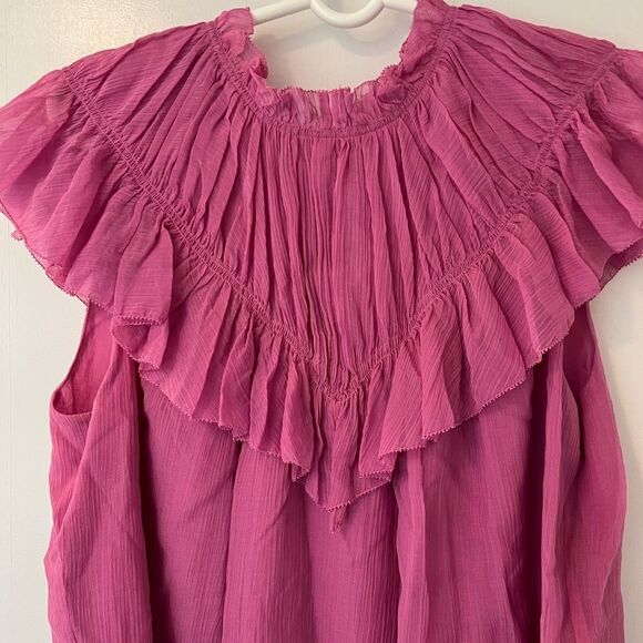 Rebecca Taylor Fuscia Blouse - Picture 3 of 6